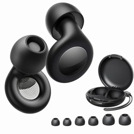 Tapones de Oídos para Dormir 45dB Reducción de Ruido, Tapones para Dormir, Tapones Oidos de Silicona, Lavable y Reutilizable, Adecuado para Descanso, 