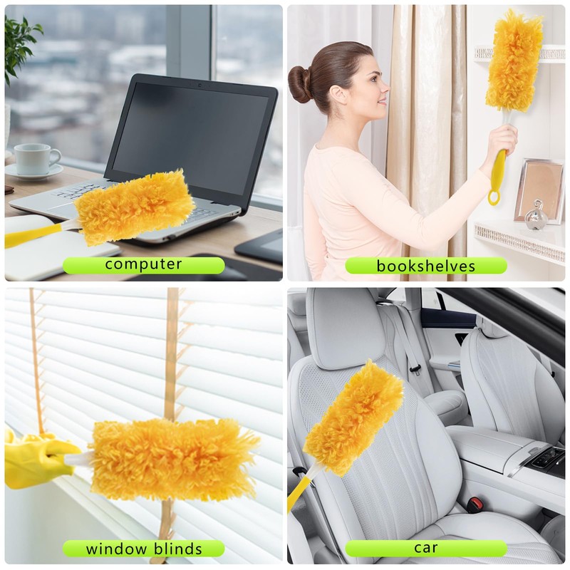 30 Pack Duster Refill for Swiffer Dusters，360° Heavy Duty Duster