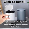 4 PCS Bin Lid Clasps Replacement, Durable Bin Lid Catches