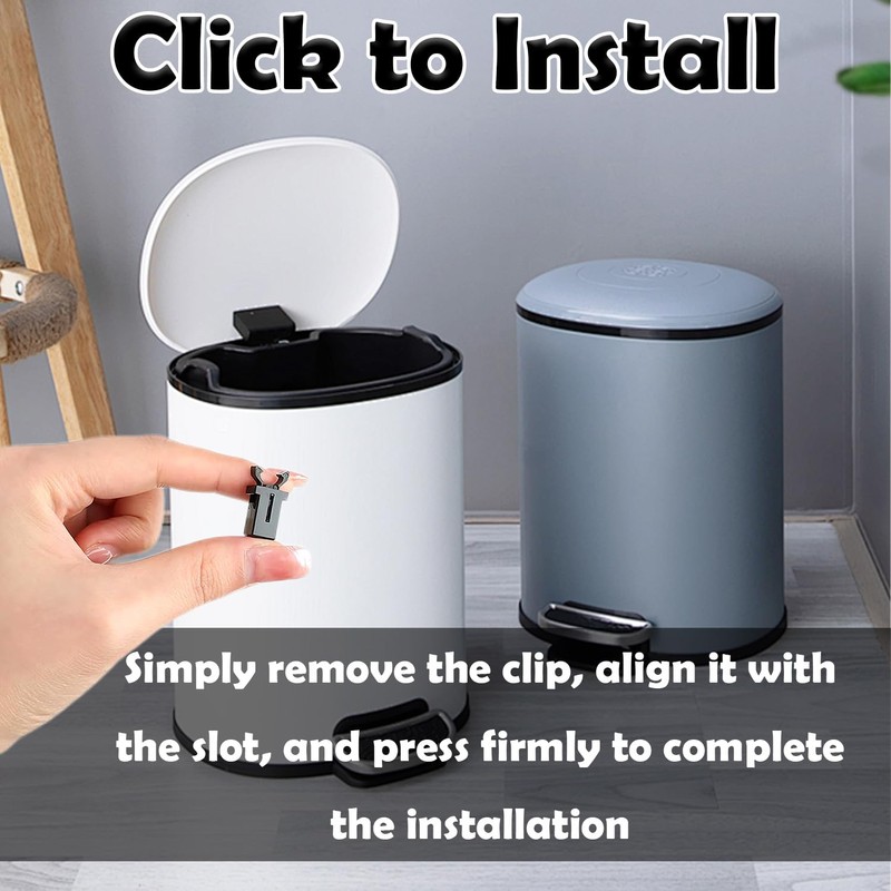 4 PCS Bin Lid Clasps Replacement, Durable Bin Lid Catches