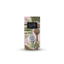 MightySkins Carbon Fiber Skin Compatible with Ring Video Doorbell (2nd Generation) - Chinoiserie Jungle | Protective, Durable Textured Carbon Fiber Finish | Easy to Apply