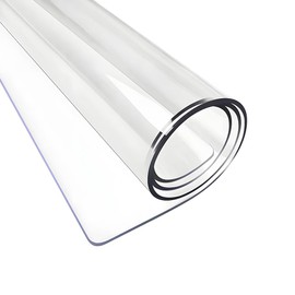 2.0mm Thick,TPU Transparent Desk Mat 24x16 Inch, Non-Toxic & Non-Slip Table Protector for Kids Study Desk, BPA-Free Clear Desk Pad, Easy to Clean Eco-Friendly Office Mat (61x41cm), Clear Desk Mat