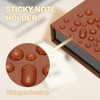 PATIKIL Leather Sticky Notes Holder, 4x4 Sticky Pads Dispenser Business