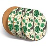 4 Set - Tropical Giraffe Toucan Jungle - Coasters Kitchen