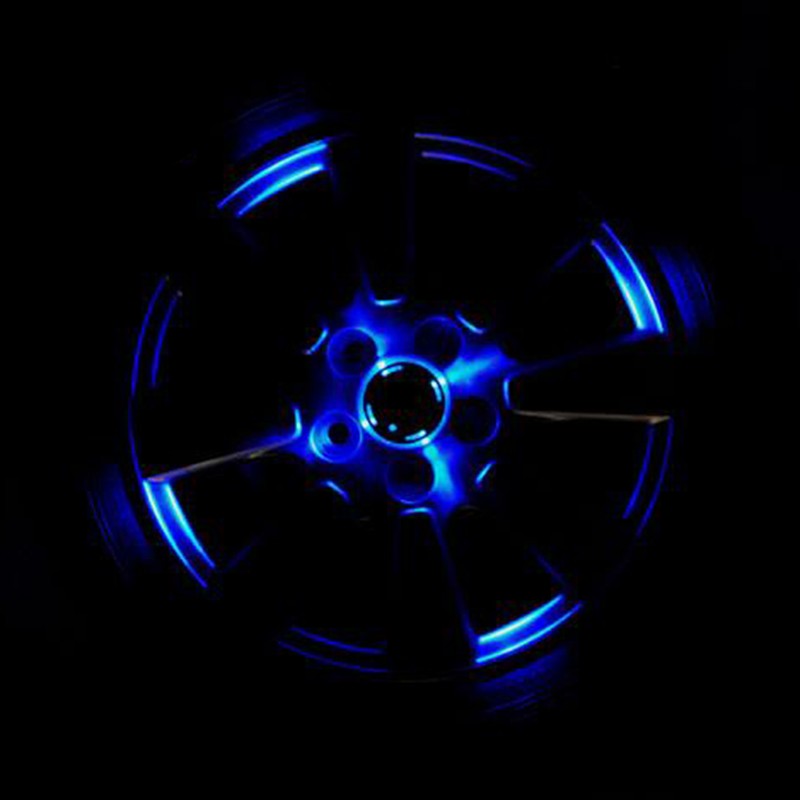 Solar Energy Auto Flash LED Car Wheel Hub Tire Tyre