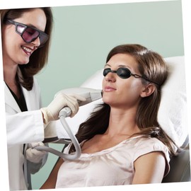 Beavorty Pcs Black Protection Eye Patches Safety Goggles for Beauty Sunbathing and Tattooing