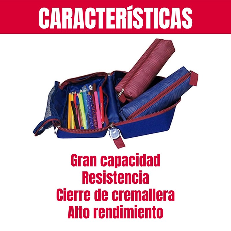 CYP BRAND FC Barcelona 3 in 1 Pencil Case with