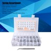 580Pcs Screws Nuts Washers Kit 304 Stainless Steel Cylindrical Head