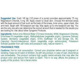 Syngenic Magnesium + B6 Liposomal Skin Cream