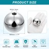 PATIKIL M10x45mm Ball Nuts Knob, 1pcs 304 Stainless Steel Round