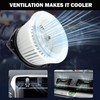Aspligo 700113 AC Heater Blower Motor Fan Assembly Fit for