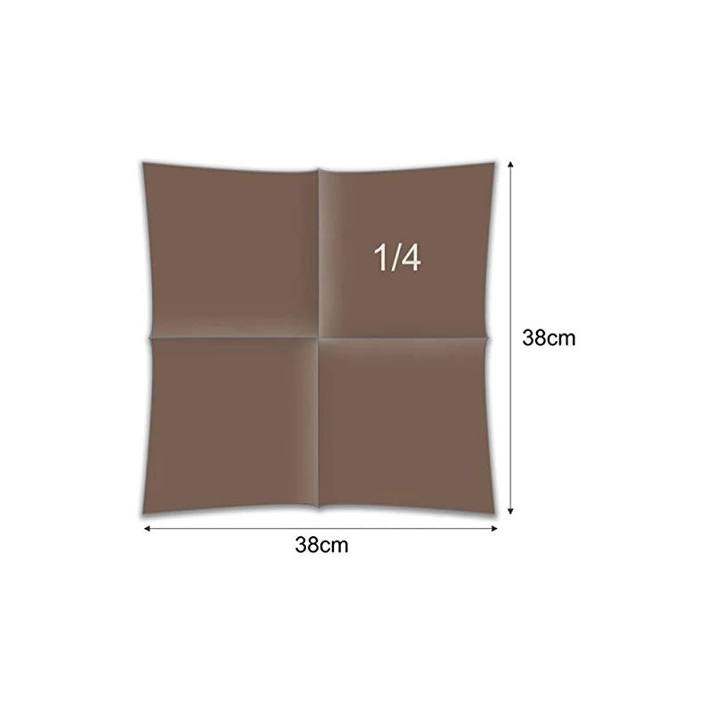 CHIC 50 Napkins Softpoint 38 x 38 cm Brown
