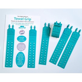 The Original Silicone Towel Grip in Teal - 6 Piece Set
