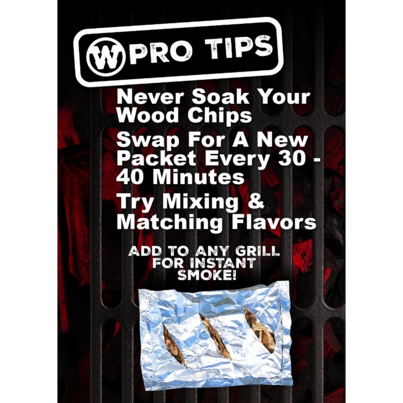 Western Wood Smoking Chip Variety Pack of 6, 180 cu