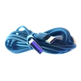 Furlet Type C Fast Charge USB Cable Compatible with Wiko Life 3 U316AT USB-C to USB-A Connector Cable Black