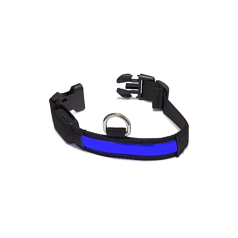 Arquivet - LED Light Up Collar Blue Medium 38-50cm 2.5cm