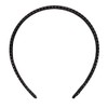 Zac's Alter Ego 1 Inch Black Polka Dot Aliceband/Hairband/Headband -