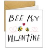 Funny Valentines Card Girlfriend | Cute Bee my Valentine Valentine’s