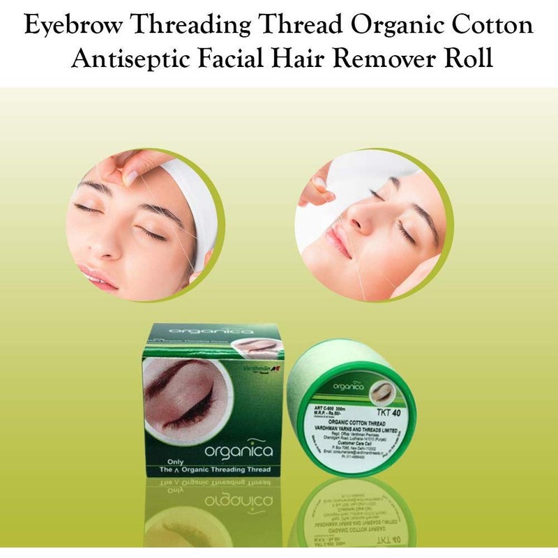 2 x Organica Face & Eyebrow Threading Thread Organic