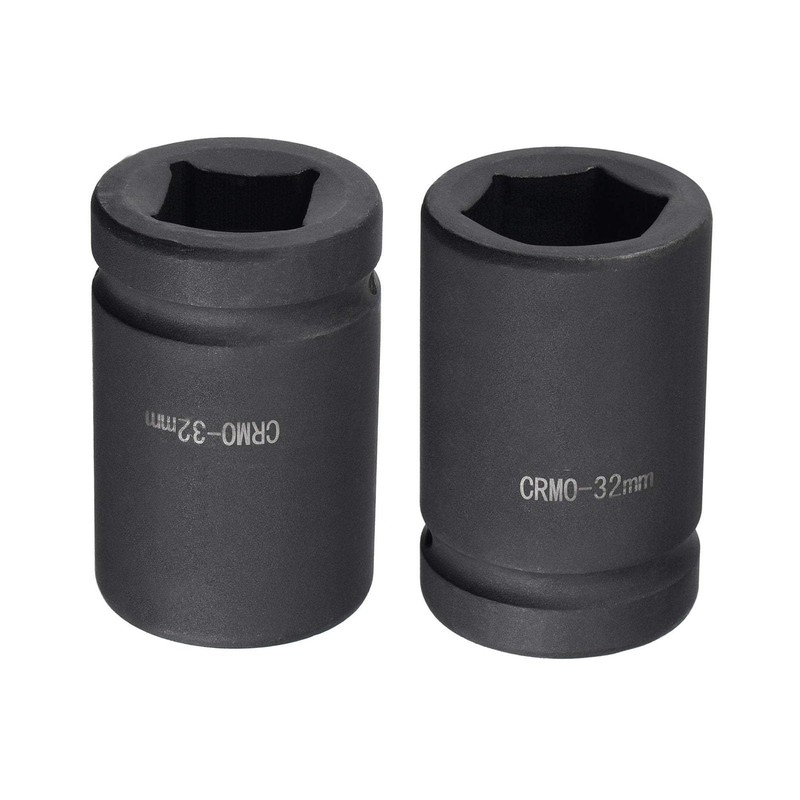 TOP-VIGOR 1 Inch Drive by 32mm 6-Point Impact Socket, Durable