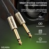 GEARit Cable de instrumento de guitarra (6 pies, 2 unidades)