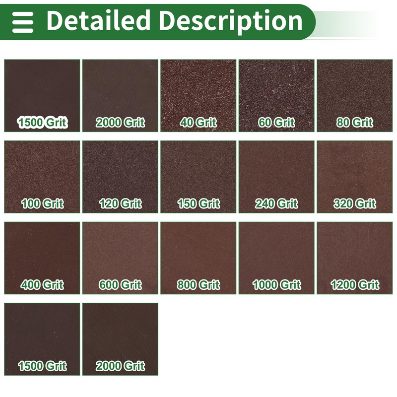 X AUTOHAUX Sandpaper Hook & Loop Sanding Sheets 125x125mm Red