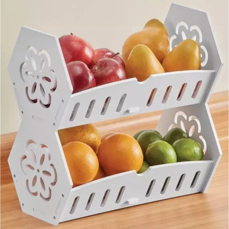 Betterware Frutero 2 Niveles Organizador Frutero Dúo Eco Resist