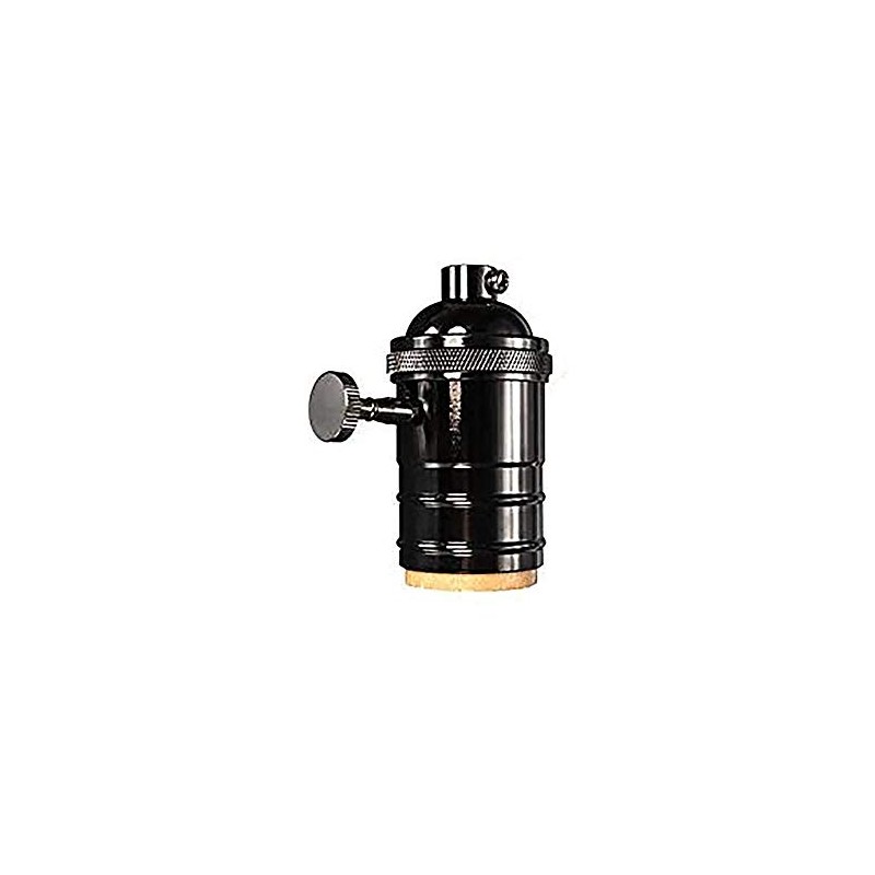 emark Vintage Light Socket - E26/E27 Solid Brass Industrial Light