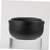 FOMIYES Men's Shaving Soap Bowl Lid Stainless Steel Bubble Bowl