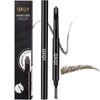 QXQY Eyebrow Pencil, 3D Naginata Shape, Natural Eyebrow, QXQY Multi-functional,