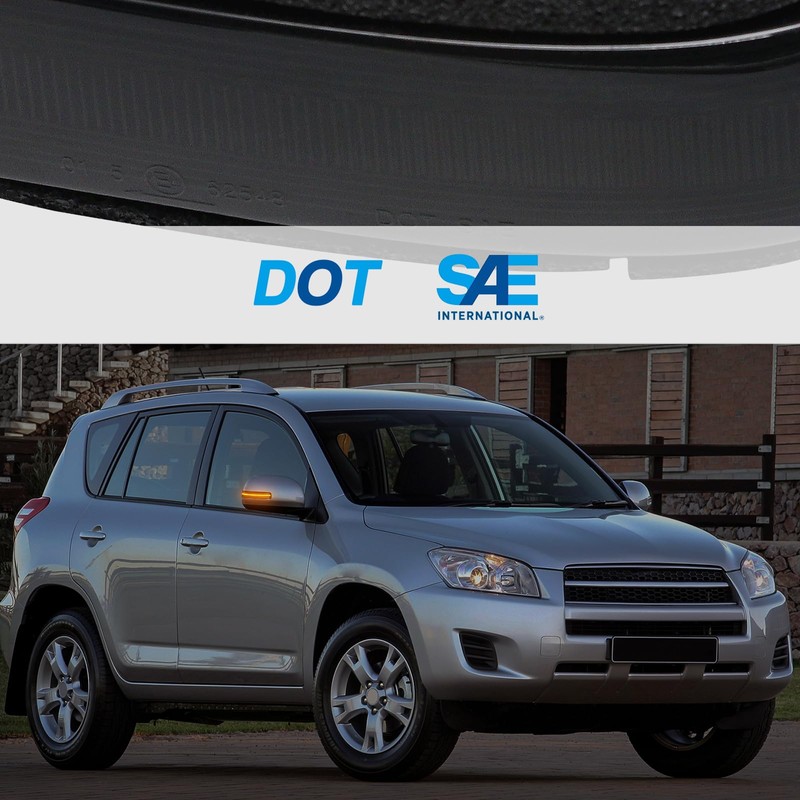 AUYICH LED Side Mirror Turn Signal Lights Compatible With RAV4