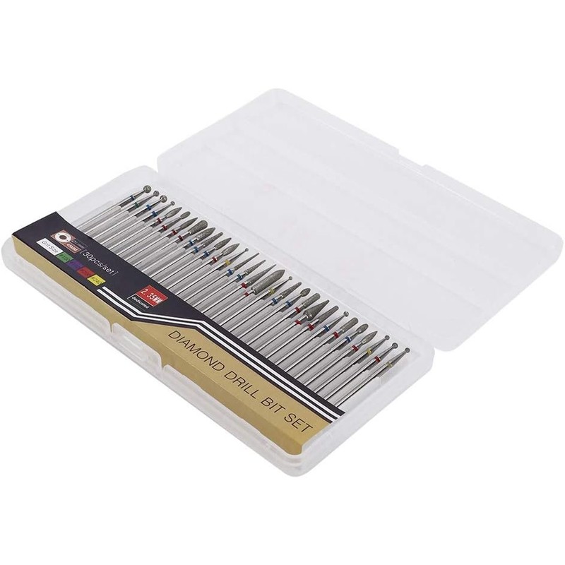Taladro para uñas 30 piezas – Set profesional de brocas