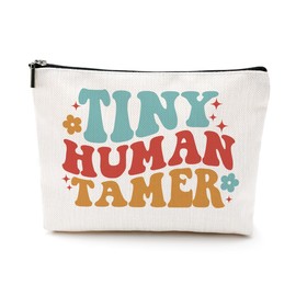 PQV Teacher Gift Cosmetic Makeup Bag: New Teacher, Retirement & Co-worker Gifts for Women