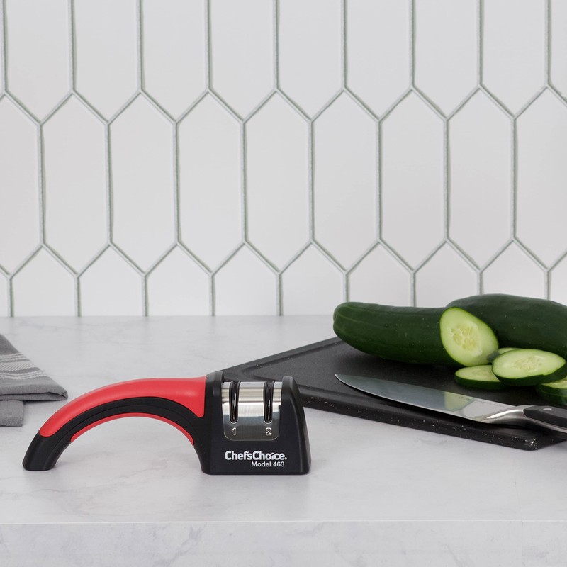 Chef’sChoice Professional Manual Knife Sharpeners Pronto Hone for 15-Degree Straight-Edge