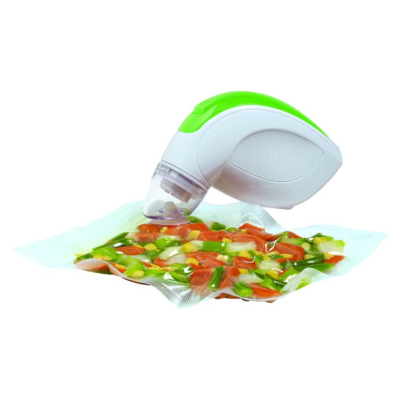 NESCO VS-09HH, Handheld Vacuum Sealer, White/Green