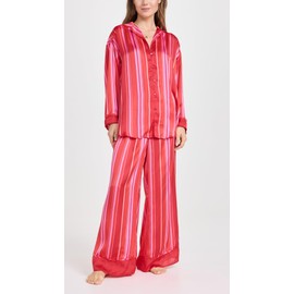 Free People Women's Dreamy Days Pajama Set, Berry Combo
