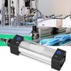 SC32 Standard Pneumatic Air Cylinder Aluminum Alloy Double Acting 1.3in