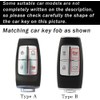 TECART Remote Control Smart Key Fob Case Shell Fit for
