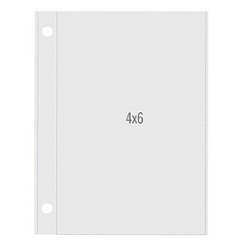 Simple Stories Snatp Pocket Pages with Vertical Pocket Binders (10 Pack), 4" by 6"