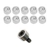 Chrome 1/4" Hex Allen Bolt Cups Engine Dressup Washers