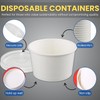 Smygoods Ice Cream Cups with Lids, 12 Ounce, 50 Count,