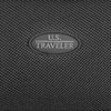U.S. Traveler Rio Rugged Fabric Expandable Carry-on Luggage Set, Black,