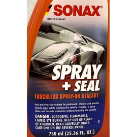 SONAX Spray and Seal - Spray On While Wet Easy Paint Sealant 750ml (25.36 fl oz)