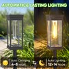 8 Pack Solar Pathway Lights Outdoor,IP65 Waterproof - Bright Solar