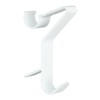 Maximex Flexi Round Radiator Hooks, White, Set of 3, Towel