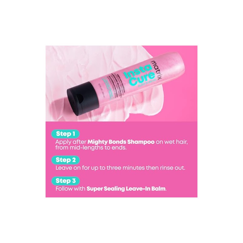 Matrix Instacure Build-A-Bond Mighty Bonds Shampoo 300ml & Instacure Build-A-Bond