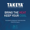 Takeya Botella de agua aislada, Blush, 396 gr (14 onzas),
