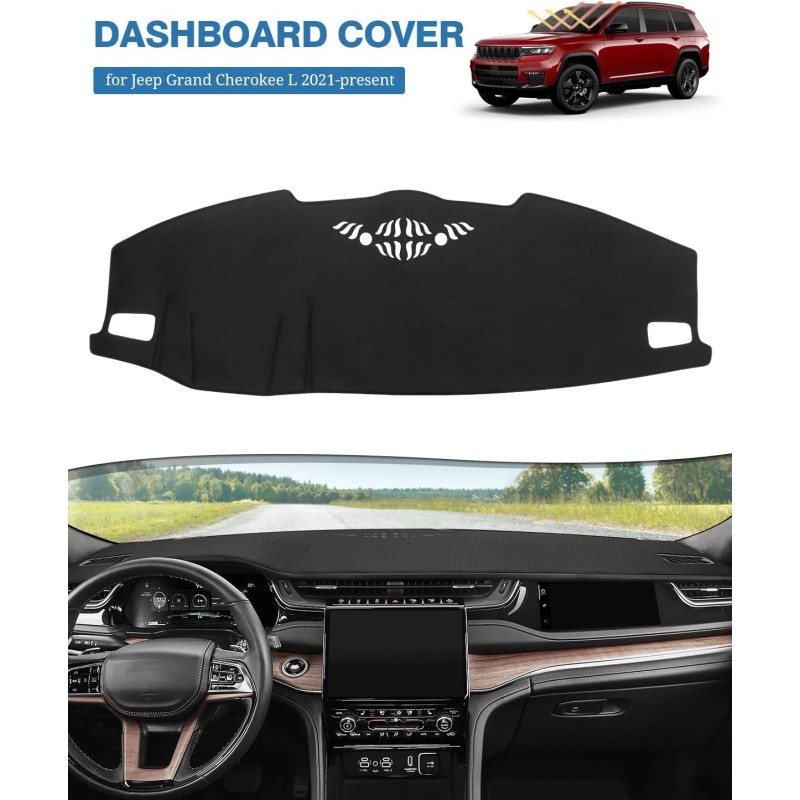 For Jeep Grand Cherokee L 21-25 Non-slip Dash Board Cover