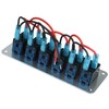 X AUTOHAUX 6 Gang Rocker Switch Panel 3 Pin on