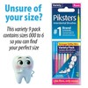 Piksters Interdental Brushes, 40 pk, Size 00, Interdental Tooth Brush